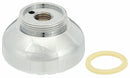 Chicago Faucets Spray Outlet, Fits Brand Chicago Faucets, Chrome, Brass - E15JKABCP