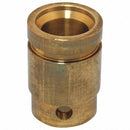 Chicago Faucets Cartridge Sleeve, Fits Brand Chicago Faucets, Brass, Rough Brass Finish - 433-046JKABRBF