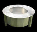 Harmony Fire Pit with LUME Insert Options in Arctic, Slate, Chocolate, and Raven