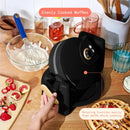 Rotating Belgian Waffle Maker by Drew Barrymore - Black Sesame