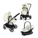 Eos 5-in-1 Travel System Stroller + Lightweight Aton G Infant Car Seat - Seashell Beige