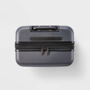 Hardside Medium Checked Suitcase - Gray