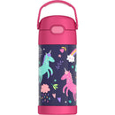 12oz Stainless Steel FUNtainer Water Bottle - Unicorns