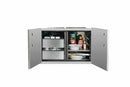 Summerset 36" 2-Drawer Dry Storage Pantry & Enclosed Cabinet Combo