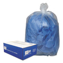 Classic Clear Linear Low-Density Can Liners, 60 Gal, 0.9 Mil, 38" X 58", Clear, 100/Carton - WBI385822C
