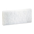 Boardwalk Light-Duty White Pad, 4 X 10 - BWK401