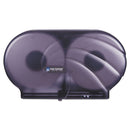 San Jamar Twin 9" Jbt Toilet Tissue Dispenser, Oceans, 19 X 5 1/4 X 12, Black Pearl - SJMR4090TBK