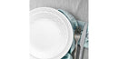 18pc Vitrelle Embossed Bella Faenza Dinnerware Set, Service for 6