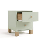 2 Drawer Nightstand - Sage