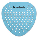Boardwalk Gem Urinal Screen, Lasts 30 Days, Blue, Cotton Blossom Fragrance, 12/Box - BWKGEMCBL