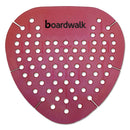 Boardwalk Gem Urinal Screen, Lasts 30 Days, Red, Spiced Apple Fragrance, 12/Box - BWKGEMSAP
