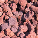 Red Volcanic Rock Large, 1 Cu. Ft. Bagged Stone