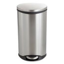 Safco Step-On Medical Receptacle, 7.5 Gal, Stainless Steel - SAF9902SS