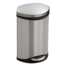 Safco Step-On Medical Receptacle, 3 Gal, Stainless Steel - SAF9901SS
