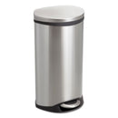 Safco Step-On Medical Receptacle, 7.5 Gal, Stainless Steel - SAF9902SS