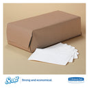 Scott 1/8-Fold Dinner Napkins, 2-Ply, 17 X 14 63/100, White, 250/Pack, 12 Packs/Carton - KCC98200