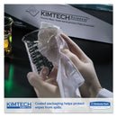 Kimtech Precision Wiper, Pop-Up Box, 1-Ply, 14.7" X 16.6" White, 140/Box, 15 Boxes/Carton - KCC05514CT