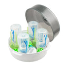 Microwave Steam Sterilizer for Baby Bottles, Nipples, Bottle Parts, Pacifiers, Teethers and Breast Pump Parts