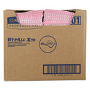 Wypall X70 Wipers, 12 1/2 X 23 1/2, Red, 300/Box - KCC06354