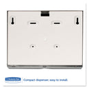 Kimberly-Clark Windows Scottfold Compact Towel Dispenser, 10 3/5 X 9 X 4 3/4, Stainless Steel - KCC09216