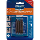Century Drill & Tool Steel Double-Ended Screw Extractor Set 4 pc, Pack of 2