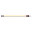 Rubbermaid Hygen 48-96" Quick-Connect Extension Pole, Aluminum, Yellow, 6/Carton - RCPQ765YELCT