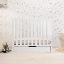 Colby 4-in-1 Convertible Mini Crib with Trundle - White
