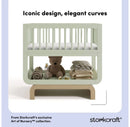 Santorini Deluxe 3-in1 Convertible Bassinet - Sage with Driftwood