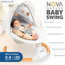 Nova Nature Baby Swing - Wood/White