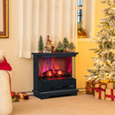 27 Inch Freestanding Fireplace With Remote Control-Black