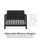 Miles 5-in-1 Convertible Crib - Navy