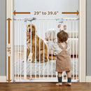 Adjustable Baby Gate for Stairs - White