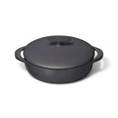 Enameled Cast Iron Braiser with Lid - Charcoal