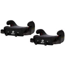 Solana 2 with Latch Pack of 2 Backless Booster Car Seats - Black