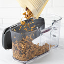 Food Storage Containers Set - Clear & Black