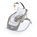 Plush Modern Baby Rocker & Stationary Seat - Beige