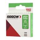 Arrow JT21 7/16 in. W X 3/8 in. L 23 Ga. Wide Crown Light Duty Staples 1000 pk, Pack of 5