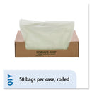 Envision Ecosafe-6400 Bags, 32 Gal, 0.85 Mil, 33" X 48", Green, 50/Box - STOE3348E85