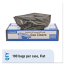 Envision Total Recycled Content Plastic Trash Bags, 33 Gal, 1.5 Mil, 33" X 40", Brown/Black, 100/Carton - STOT3340B15