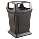 Rubbermaid Ranger Fire-Safe Container, Square, Structural Foam, 45 Gal, Black - RCP917388BLA