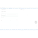 Chevron Baby Memory Book - Gray