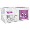 Cascades Select Luncheon Napkins, 1 Ply, 11 1/4 X 12 1/2, White, 500/Pack, 6000/Carton - CSDN020