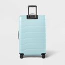 Hardside Large Checked Suitcase - Muddy Aqua