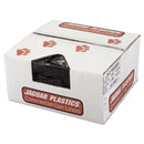 Jaguar Repro Low-Density Can Liners, 45 Gal, 1.5 Mil, 40" X 46", Black, 100/Carton - JAGR4046H