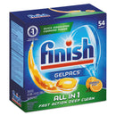 FINISH Dish Detergent Gelpacs, Orange Scent, 54/Box, 4 Boxes/Carton - RAC81181CT