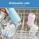 Options+ Narrow Glass Bottle Sleeve, 100% Silicone, Mint, BPA-Free, 8 oz, 1-pack