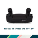 Comfort Ride Lite Booster Car Seat - Pure Black II