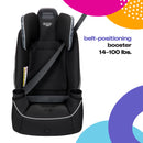 Easy Elite Slim All-in-One Convertible Car Seat - Black