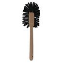 Rubbermaid Commercial-Grade Toilet Bowl Brush, 17" Long, Plastic Handle, Brown - RCP6320