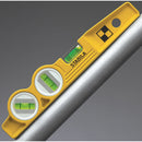 STABILA 10 in. Aluminum Magnetic Type 81 SMW45 Torpedo Level 3 vial